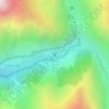 Mapa topográfico Refuge du Clot - Xavier Blanc, altitud, relieve