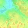 Mapa topográfico Красное Поле, altitud, relieve