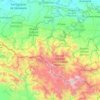 Mapa topográfico Parque Nacional José Armando Bermúdez, altitud, relieve