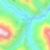 Mapa topográfico Tacopaya, altitud, relieve