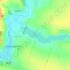 Mapa topográfico Жуковское водохранилище, altitud, relieve