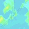 Mapa topográfico Shabuskwia Lake, altitud, relieve