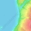 Mapa topográfico Зырянка, altitud, relieve