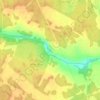 Mapa topográfico Синара, altitud, relieve