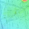 Mapa topográfico Plaza Vicuña Mackenna, altitud, relieve
