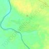 Mapa topográfico Затонное, altitud, relieve