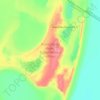 Mapa topográfico Isla Renacimiento, altitud, relieve
