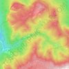 Mapa topográfico Ландшафтный заказник «Большой каньон Крыма», altitud, relieve