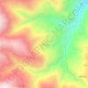 Mapa topográfico Combaya, altitud, relieve