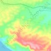 Mapa topográfico Bagong Sikat, altitud, relieve