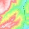 Mapa topográfico Otuyo, altitud, relieve