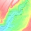 Mapa topográfico Mataral, altitud, relieve