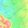 Mapa topográfico Socabaya, altitud, relieve