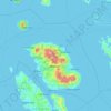 Mapa topográfico Biliran, altitud, relieve