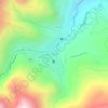 Mapa topográfico Quime, altitud, relieve